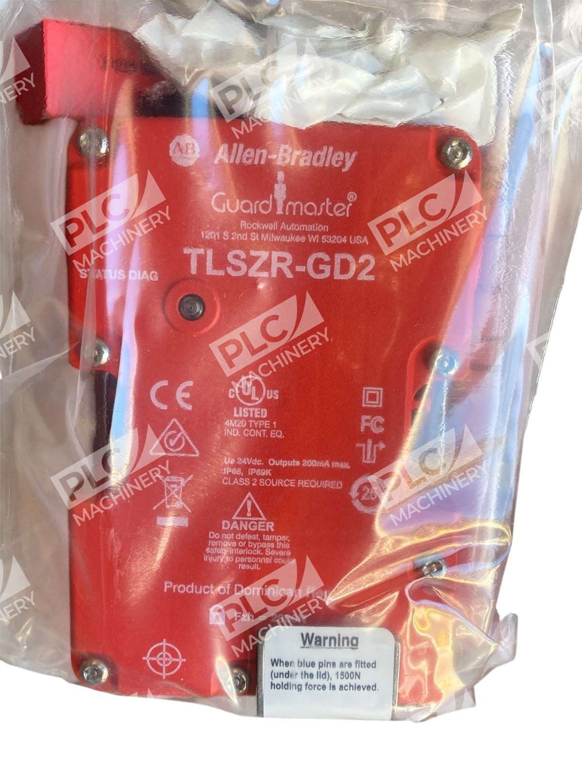Allen Bradley Guardmaster TLSZR-GD3 Safety Switch 440G-TZS21UTRH /E - Image 4