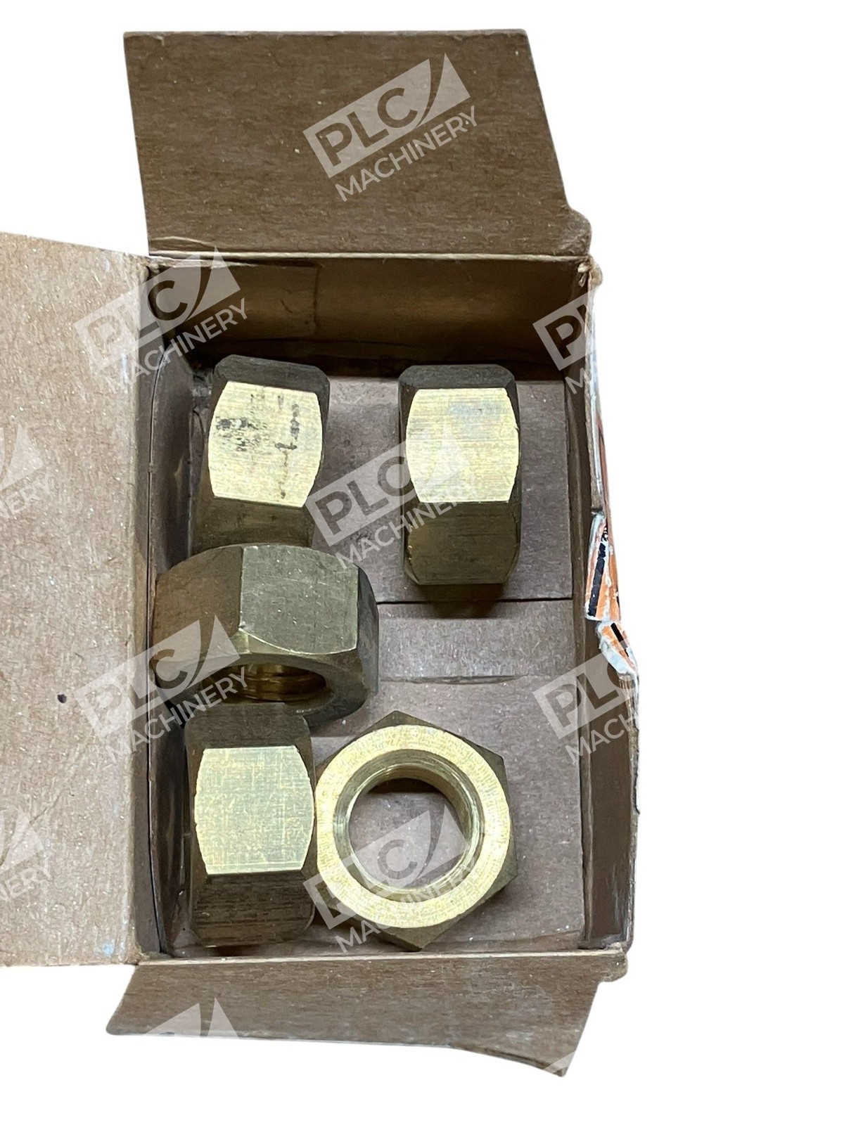 Brass Finished Hex Nuts 5/8"-11 (Box of 5) - Image 3
