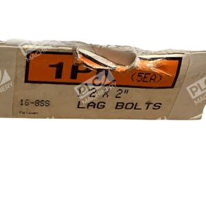 Unbranded 18-8SS - GVN85042-8 - Glvaner - 18-8SS Lag Bolts 1/2 X 2" (Box of 5)