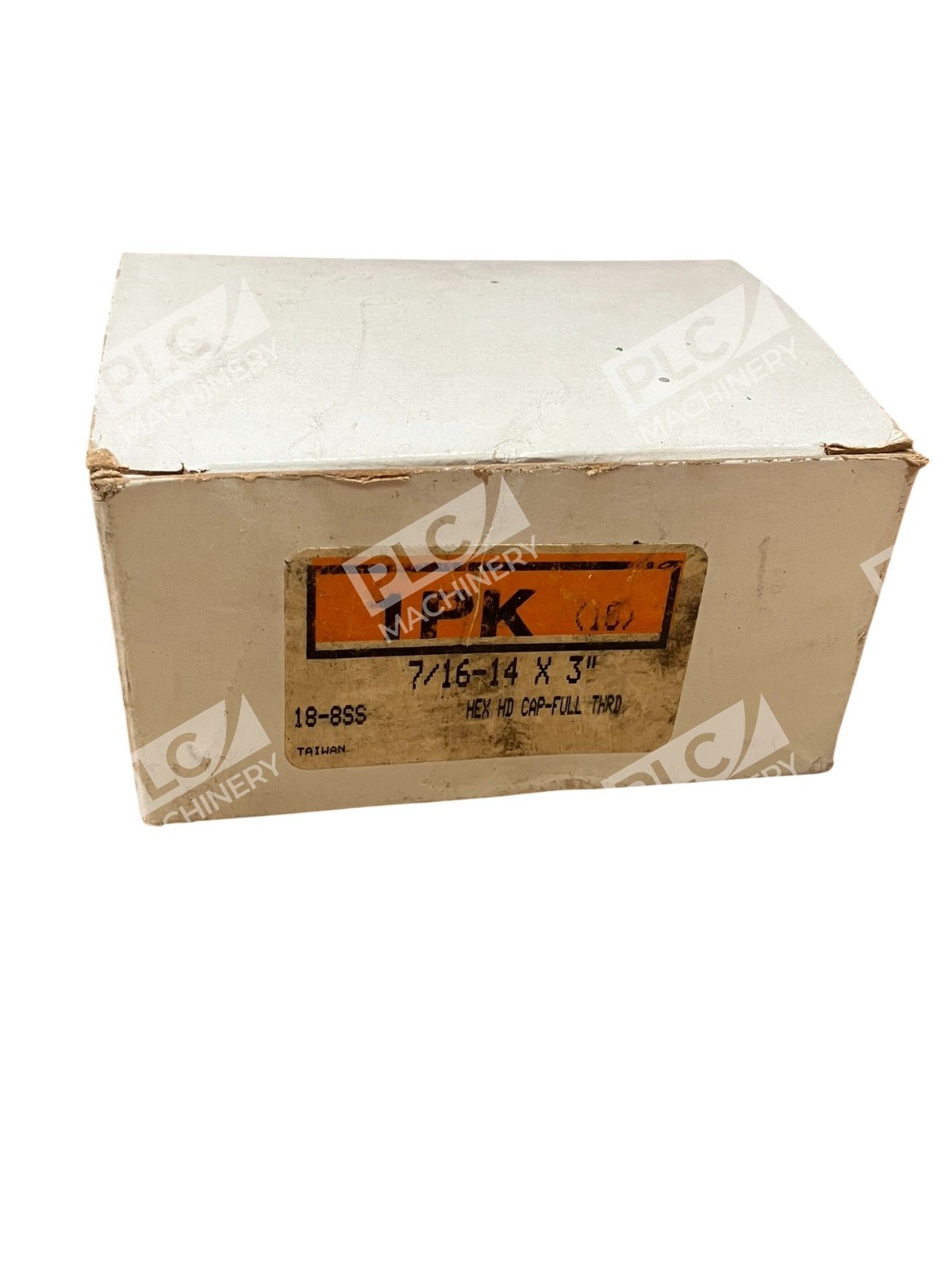 18-8SS Hex Head Cap Fully Threaded 7/16-14 X 3" (Box of ~10) - Image 2