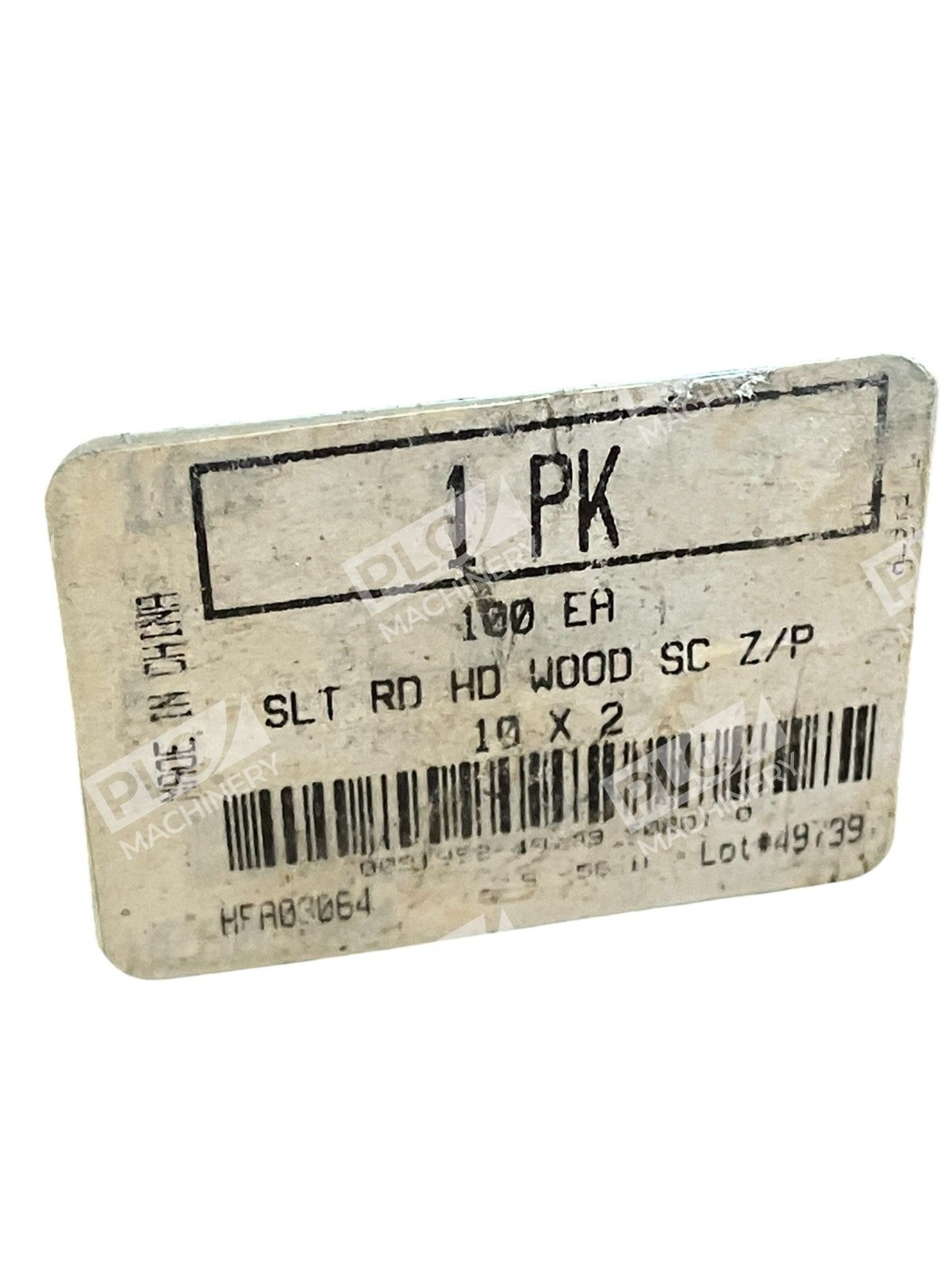 Slotted Round Head Wood Screw Z/P 10X2" (Box of ~100) - Image 3
