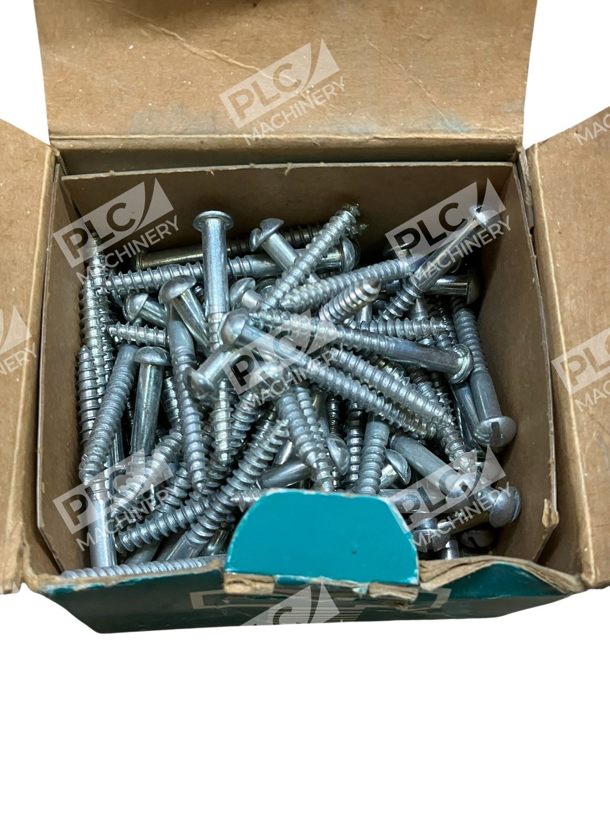 Slotted Round Head Wood Screw Z/P 10X2" (Box of ~100) - Image 4