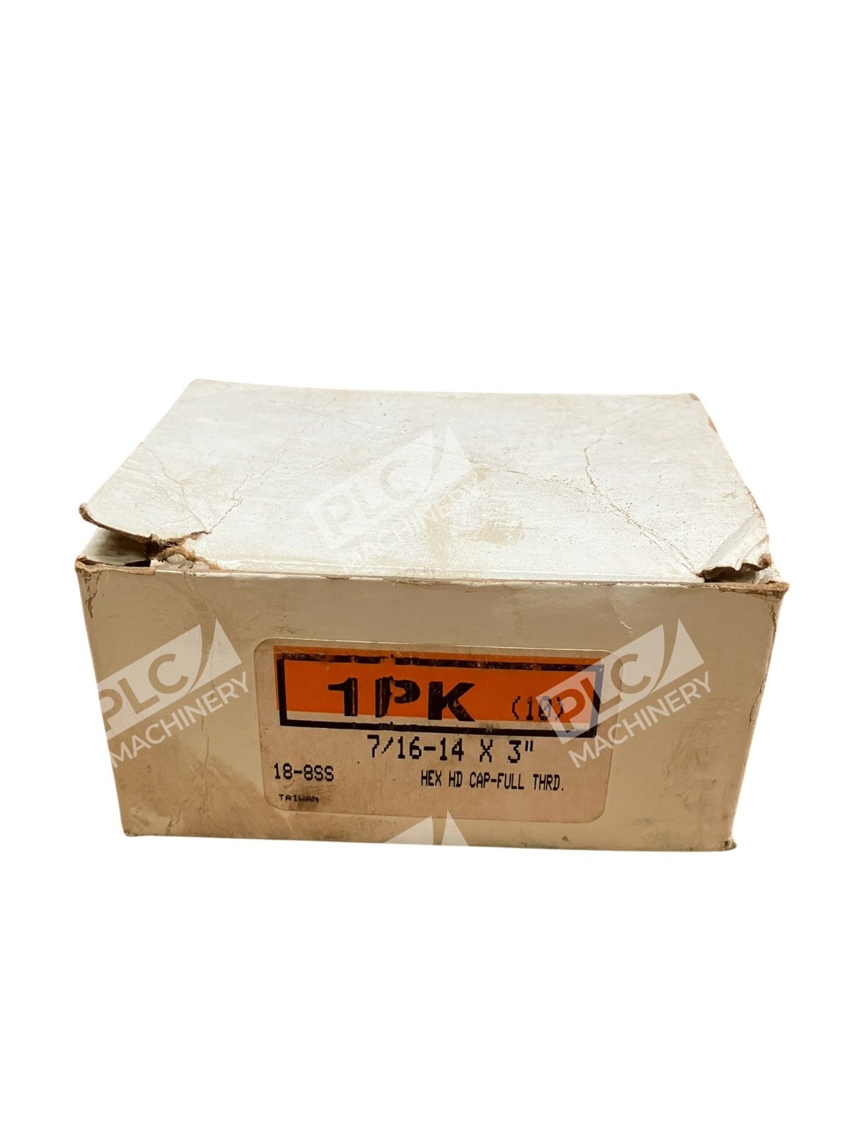7/16-14x3" Hex HD Cap-Full Threaded 18-8SS (Box of 10) - Image 2