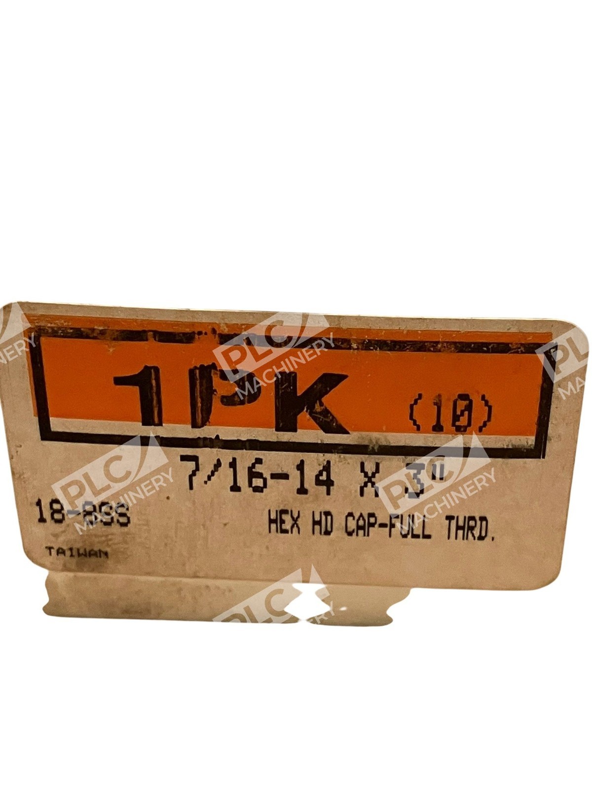 7/16-14x3" Hex HD Cap-Full Threaded 18-8SS (Box of 10) - Image 3