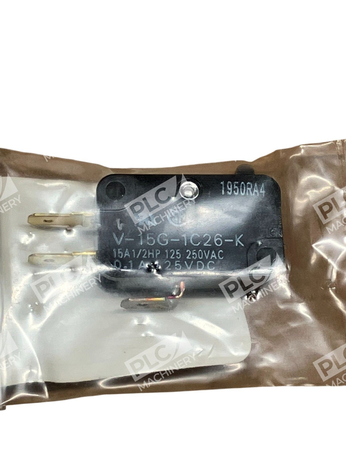 Omron 1950RA4 15A 1/2HP 125 250VAC Limit Switch V-15G-1C26-K - Image 3