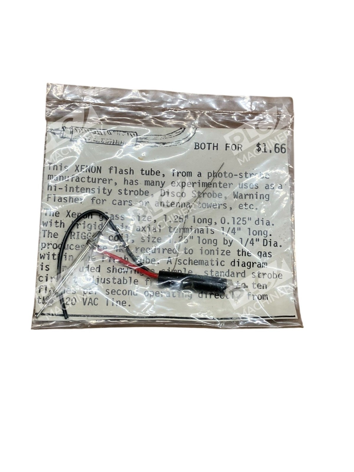 Xenon Flash Tube & Trigger Coil Number 435 - Image 2