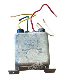 Industrial Cond Corp 351954 - Industrial Cond Corp 2X1MFD 330VAC 1778 704 Capacitor 351954