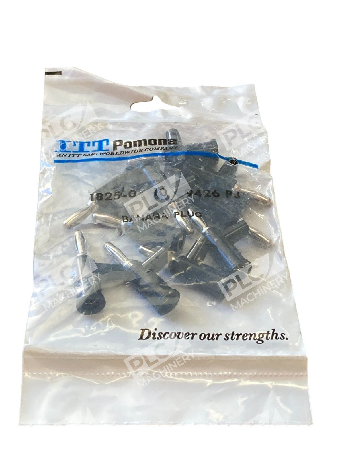 ITT Pomona 10 9426 PJ Black Banana Plug 1825-0 Pack of (10) - Image 2