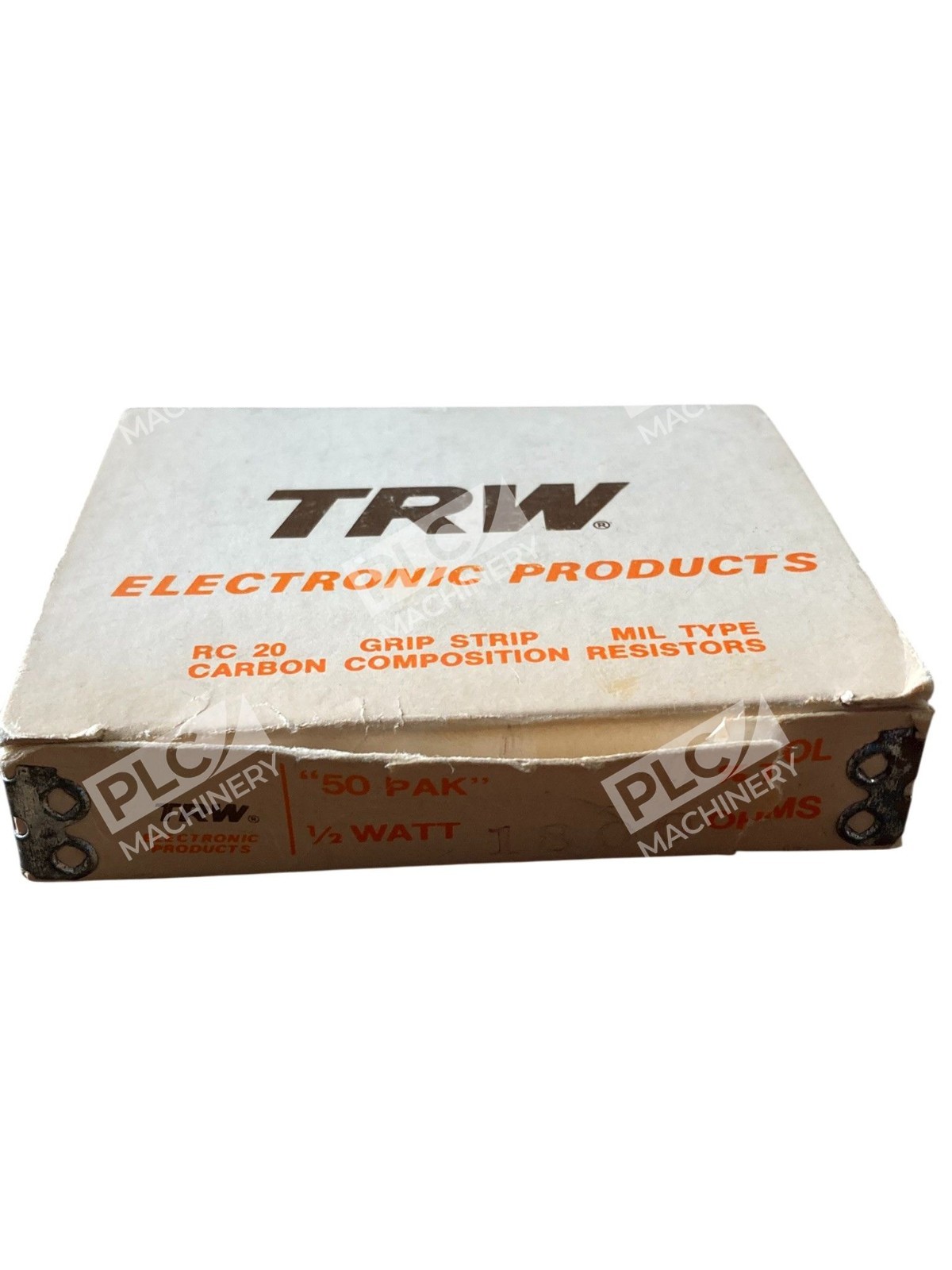 RC20 - TRW - Grip Strip Mil Carbon Composition Resistors 1/2W 1800Ohm (Box of 50 - Image 3