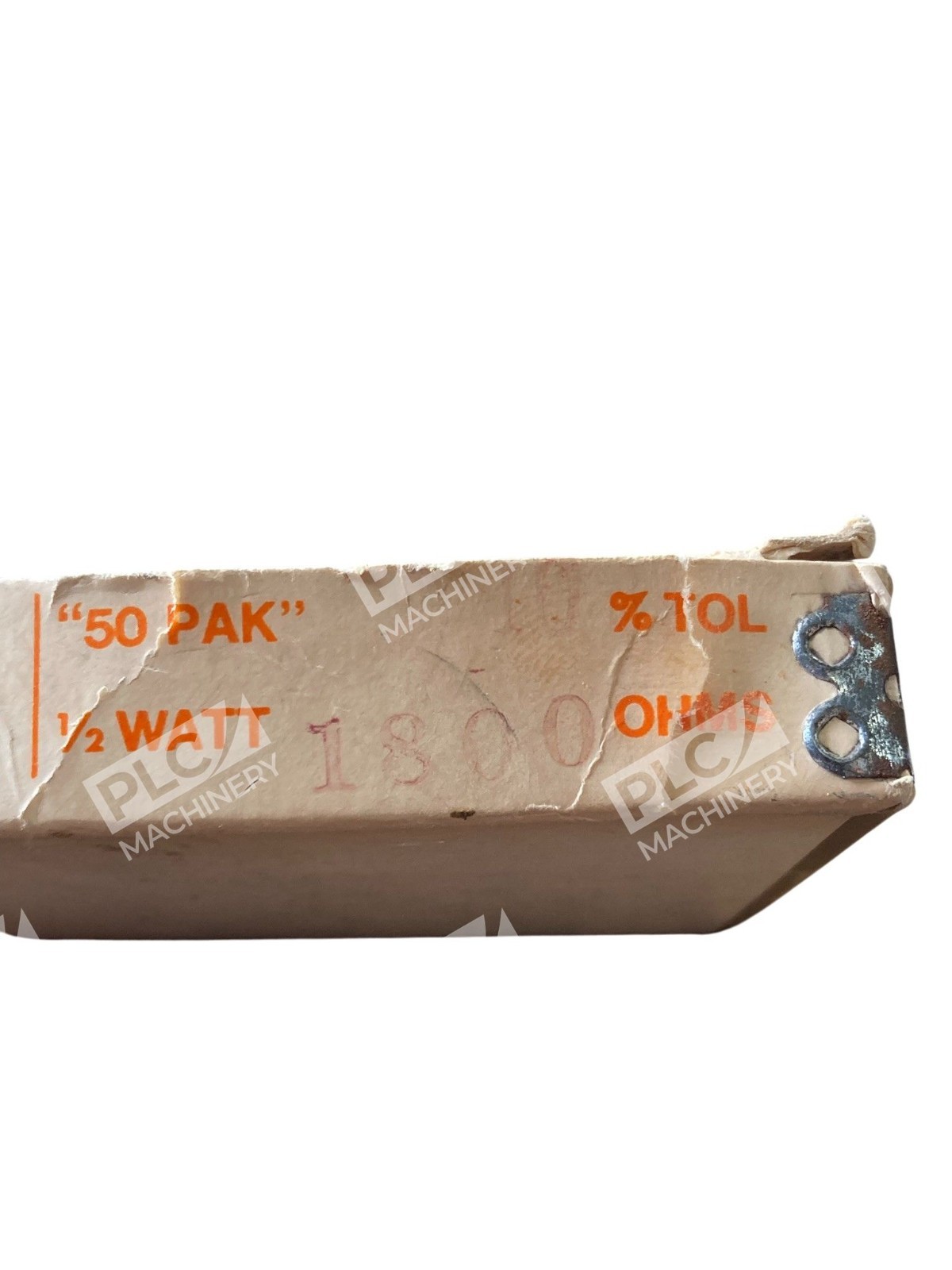 RC20 - TRW - Grip Strip Mil Carbon Composition Resistors 1/2W 1800Ohm (Box of 50 - Image 4