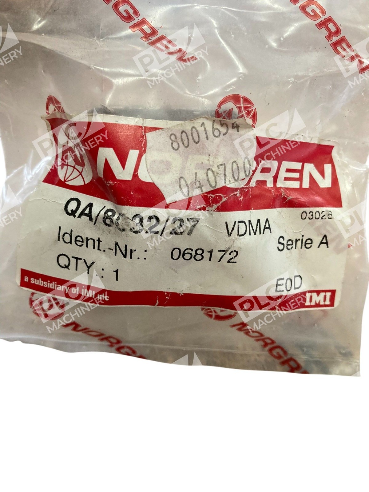 Norgren IMI 068172 VDMA Series A Rear Eye Cylinder QA/8032/27 - Image 3