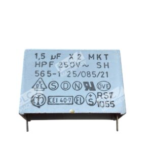 EAO F1772-515-2000 - EAO 1.5uF x2 MKT 250V Suppression Box Capacitor F1772-515-20