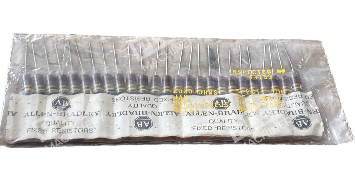 Allen Bradley 2000Ohms Fixed Resistors RCR42G202JS (Pack of 25) - Image 2
