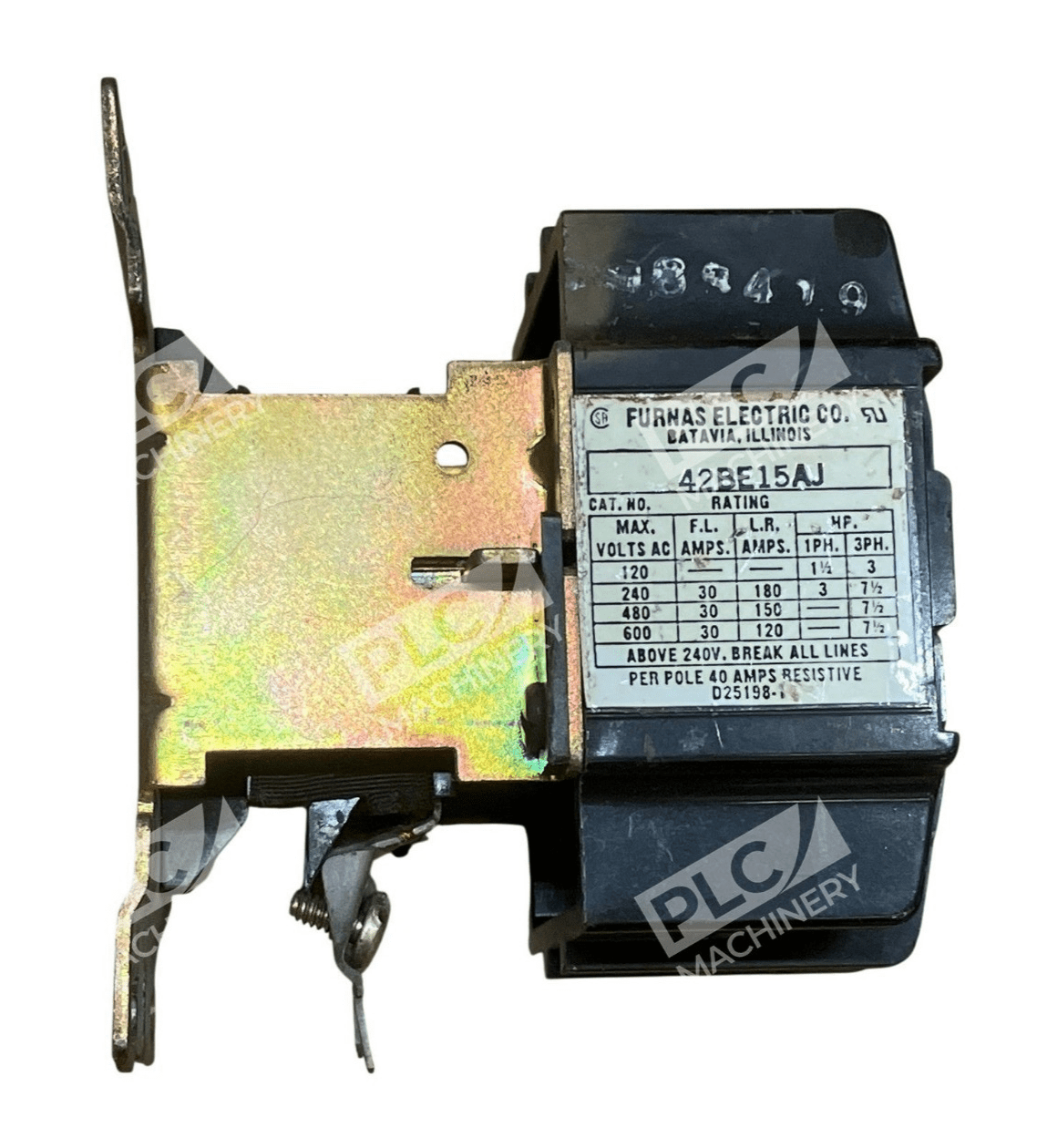 Furnas Electric Co Definite Purpose Contactor 42BE15AJ - Image 2