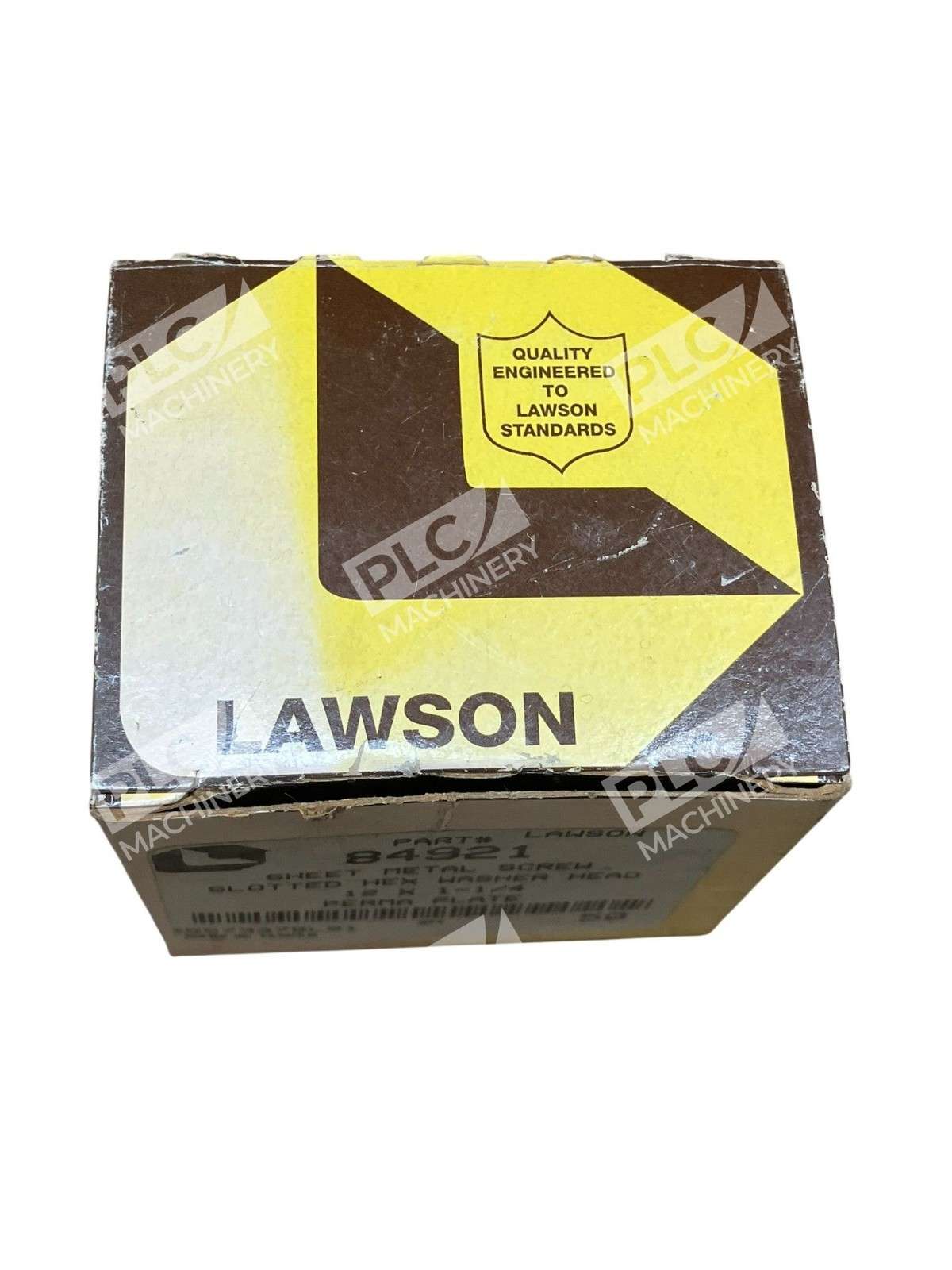 Lawson 12X1-1/4 Slotted Hex Washer Head Sheet Metal Screw 84291 (Box of 47) - Image 3
