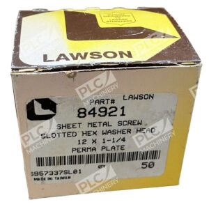 Lawson 84291 - Lawson 12X1-1/4 Slotted Hex Washer Head Sheet Metal Screw 84