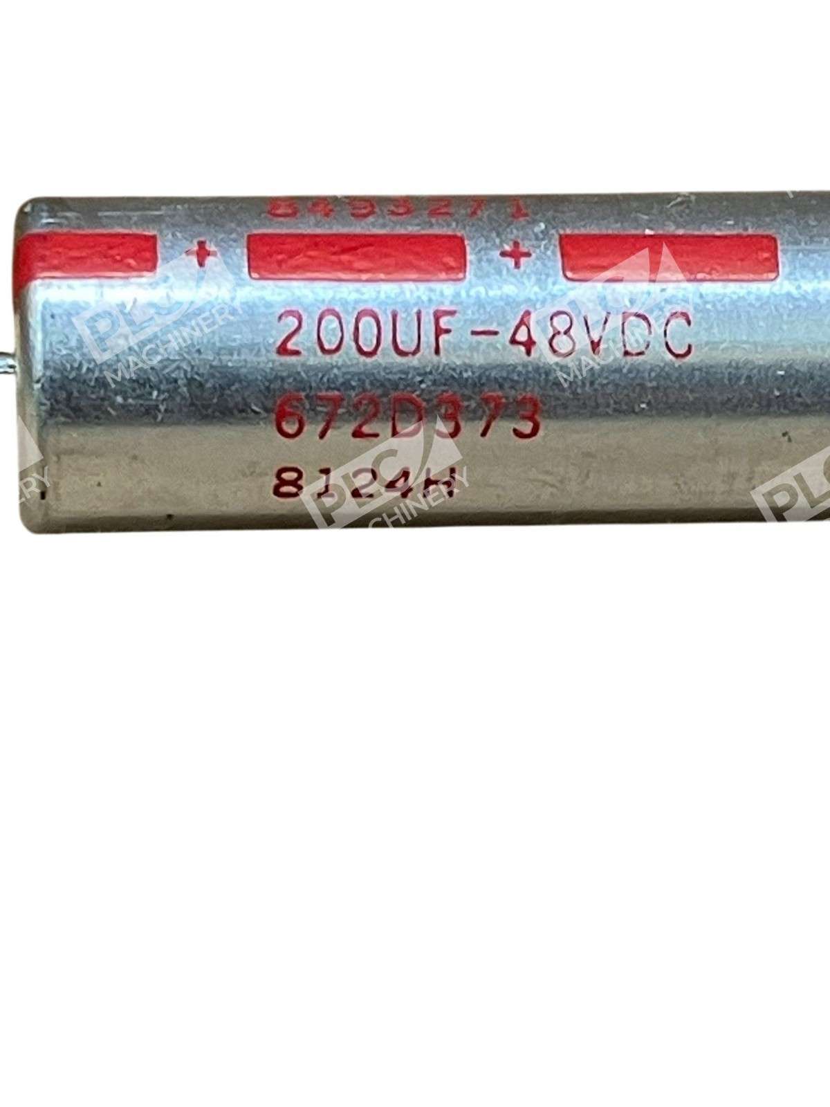 8493271 - Sprague - 200UF-48VDC 8124H Capacitor 672D373 - Image 4