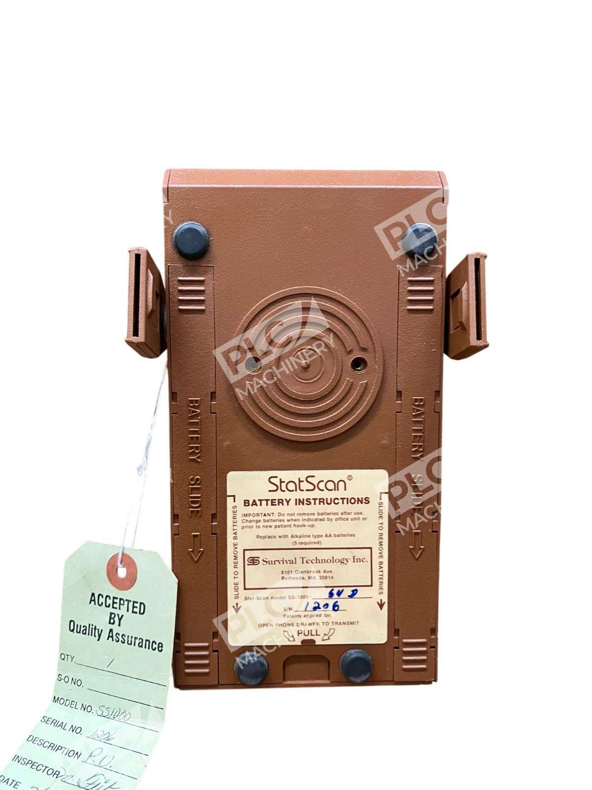 Survival Technology Inc SS-1000-640 StatScan Battery Instructions SS-1000-64D - Image 6