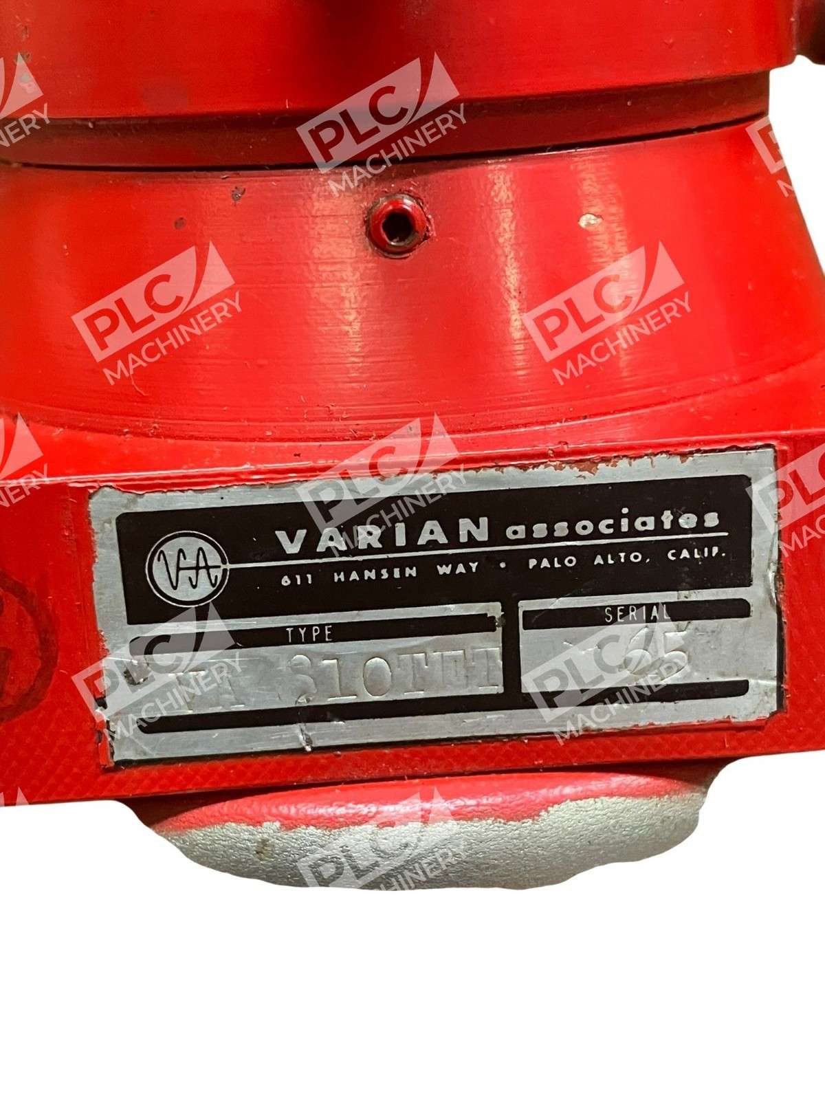 Varian Associates Vacuum Valve Actuator Red Housing Ser 65 VA 810TET - Image 4