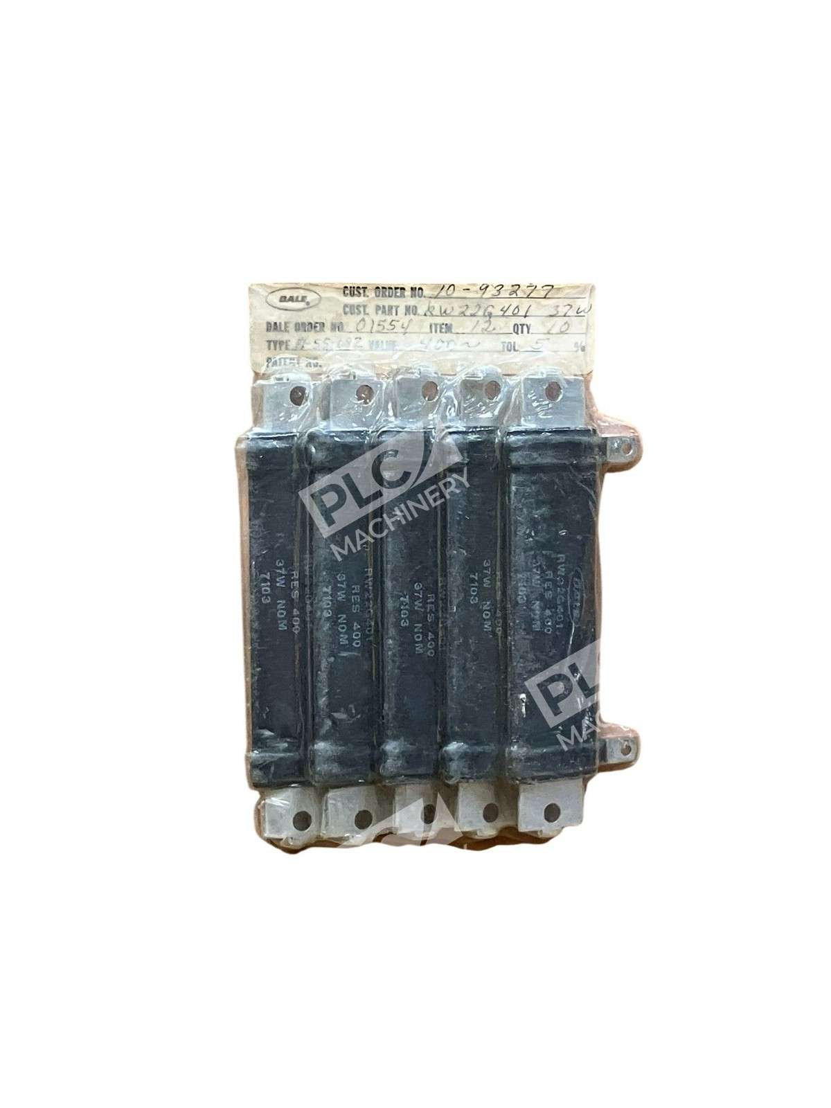 Dale RW22G401 - Dale Res 400 37W N0M 7103 Resistor RW22G401 (Pack of 5)