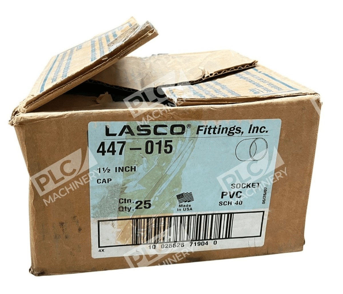 Lasco 447-015 - Lasco Fittings 447015BC Inc 1-1/2" Cap SCH 40 PVC Socket 447