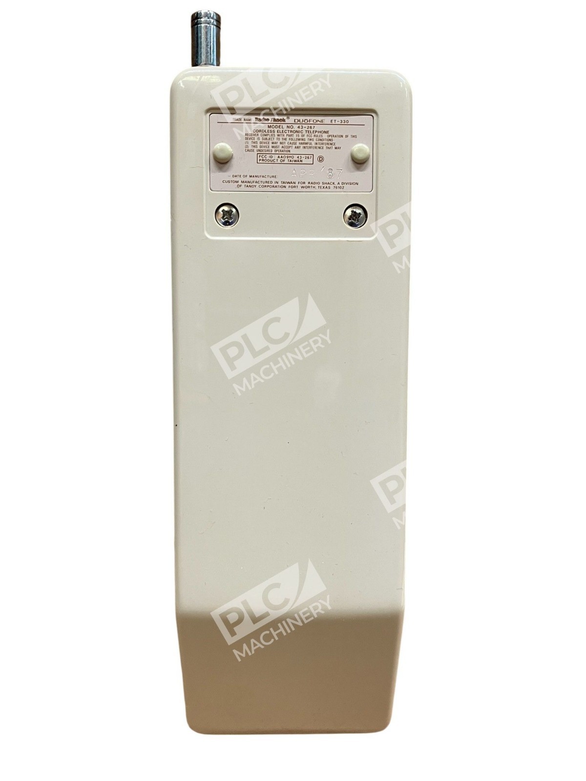 43-267 - RadioShack - Radio Shack Duofone ET-330 Cordless Electronic Telephone - Image 3