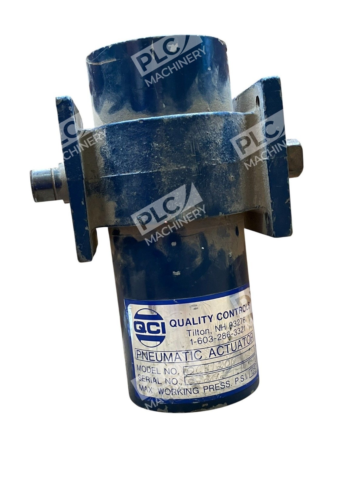 QCR120C - Quality Controls - Pneumatic Actuator - Image 2
