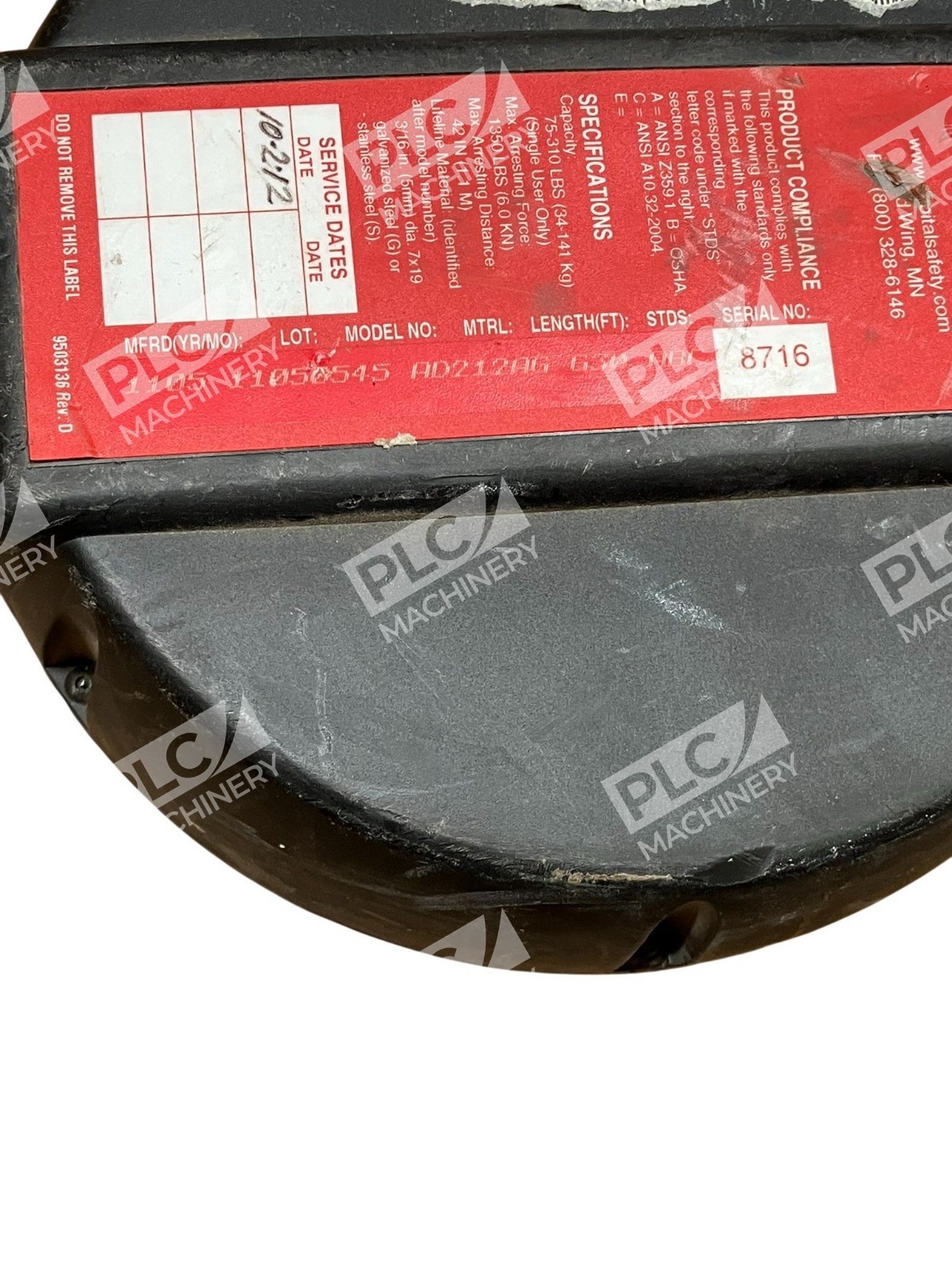 AD212AG - Protecta - Retracting Lanyard - Image 8
