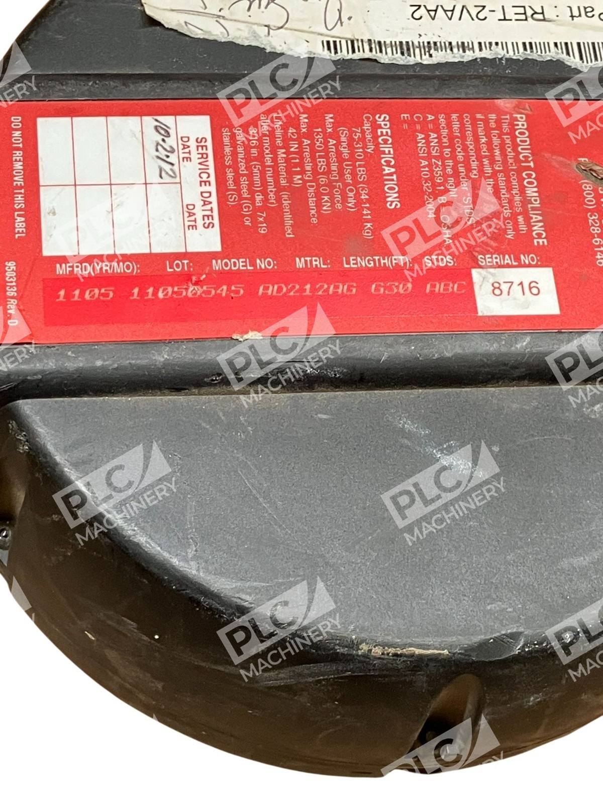 AD212AG - Protecta - Retracting Lanyard - Image 9