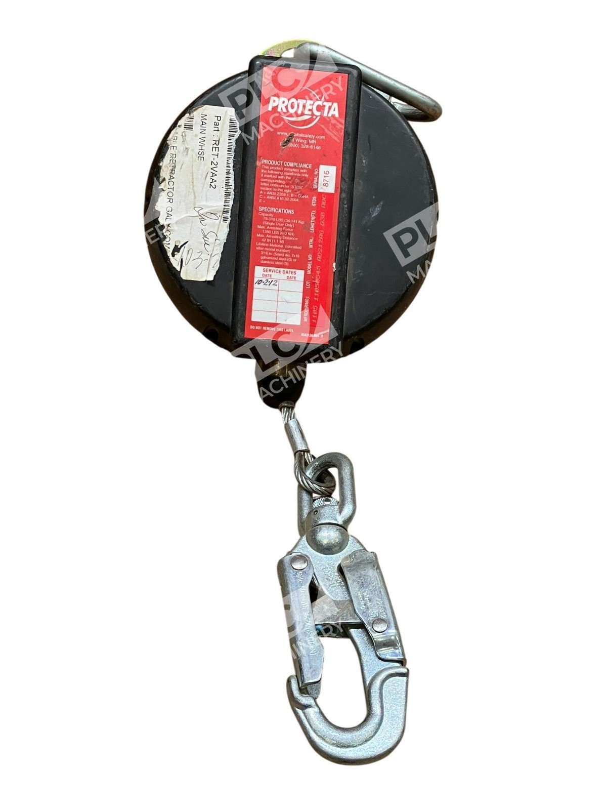 AD212AG - Protecta - Retracting Lanyard - Image 10
