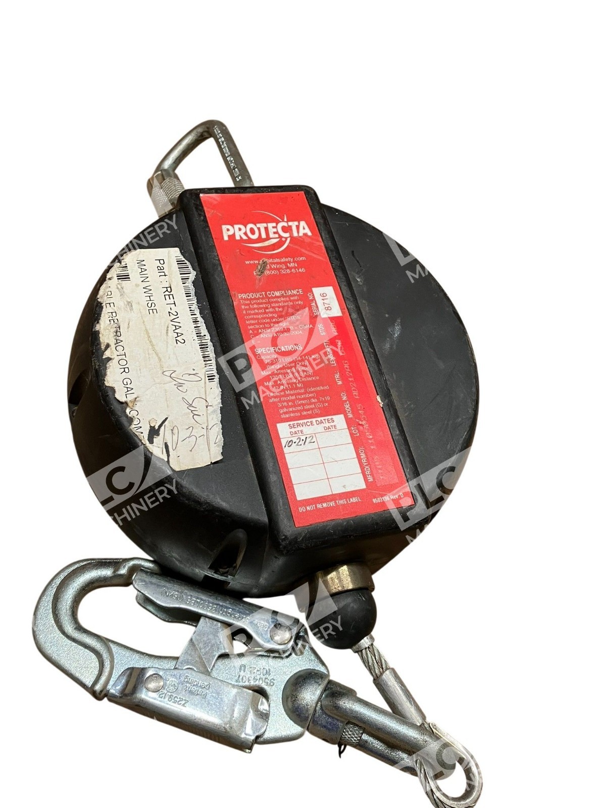 AD212AG - Protecta - Retracting Lanyard - Image 6