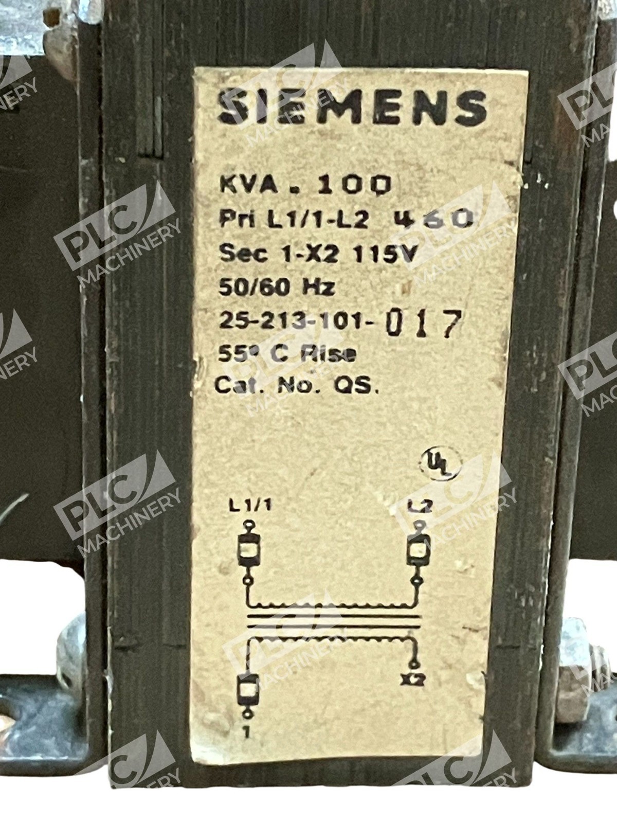 Siemens QS25-213-101-017 KVA-100 Transformer - Image 3