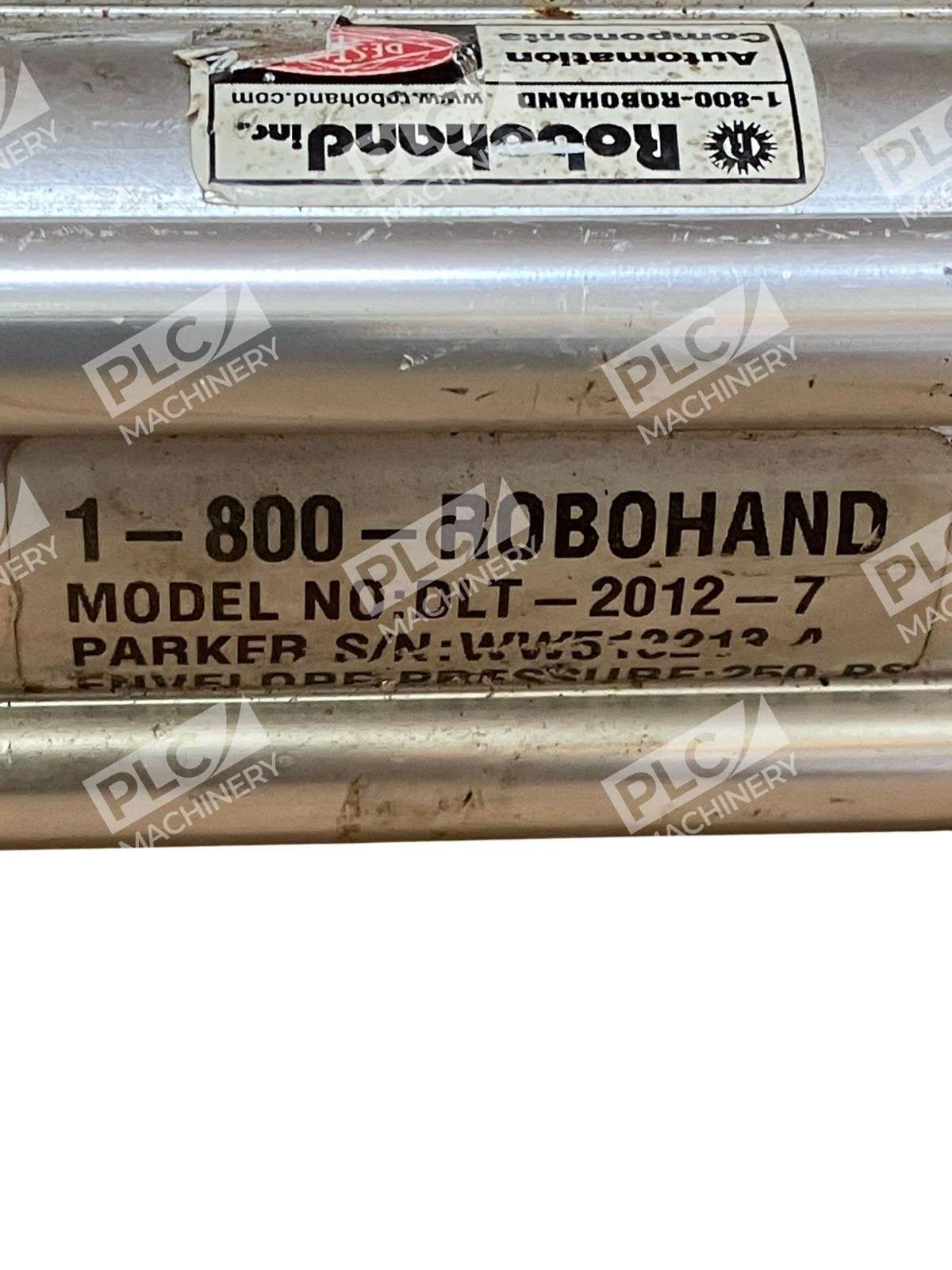 Parker Robohand Automation Components Pneumatic Cylinder DLT-2012-7 - Image 4