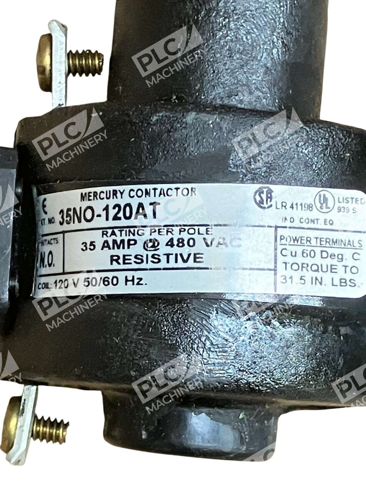 MDI 35A 480VAC 08041 1 Pole Mercury Contactor 35NO-120AT - Image 8