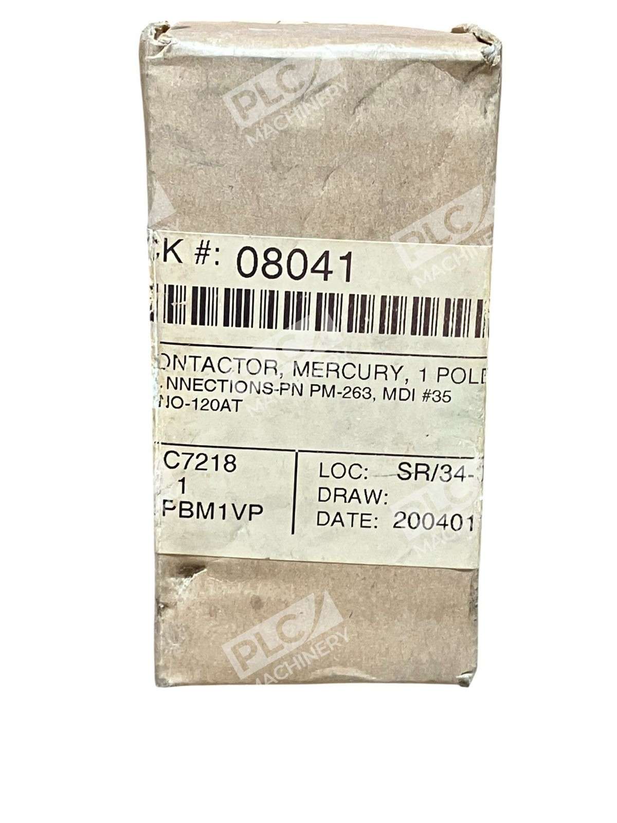 MDI 35A 480VAC 08041 1 Pole Mercury Contactor 35NO-120AT - Image 9