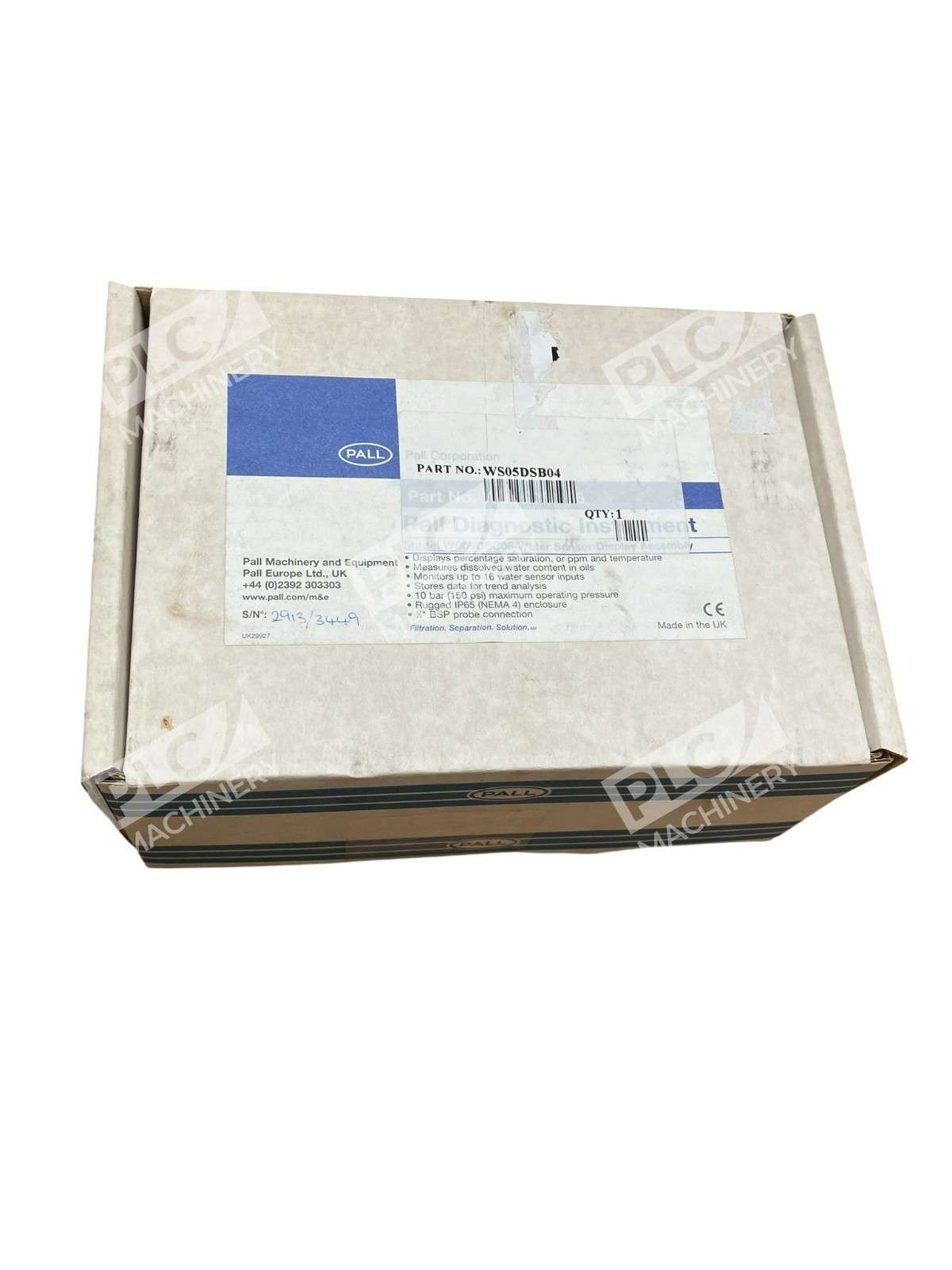 Pall WS05DS Water Sensor WSPB04 Probe Node Box WS05DSB04 - Image 3