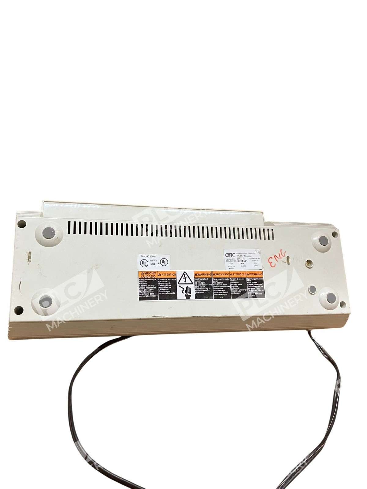 GBC General Binding Corporation 1 Phase 4A 450W 120V Laminator DOCUSEAL125 - Image 7
