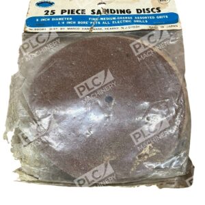Marco Hardware 96084 - Marco Hardware 6084 5" Diameter 1/4" Bore Sanding Discs 9608
