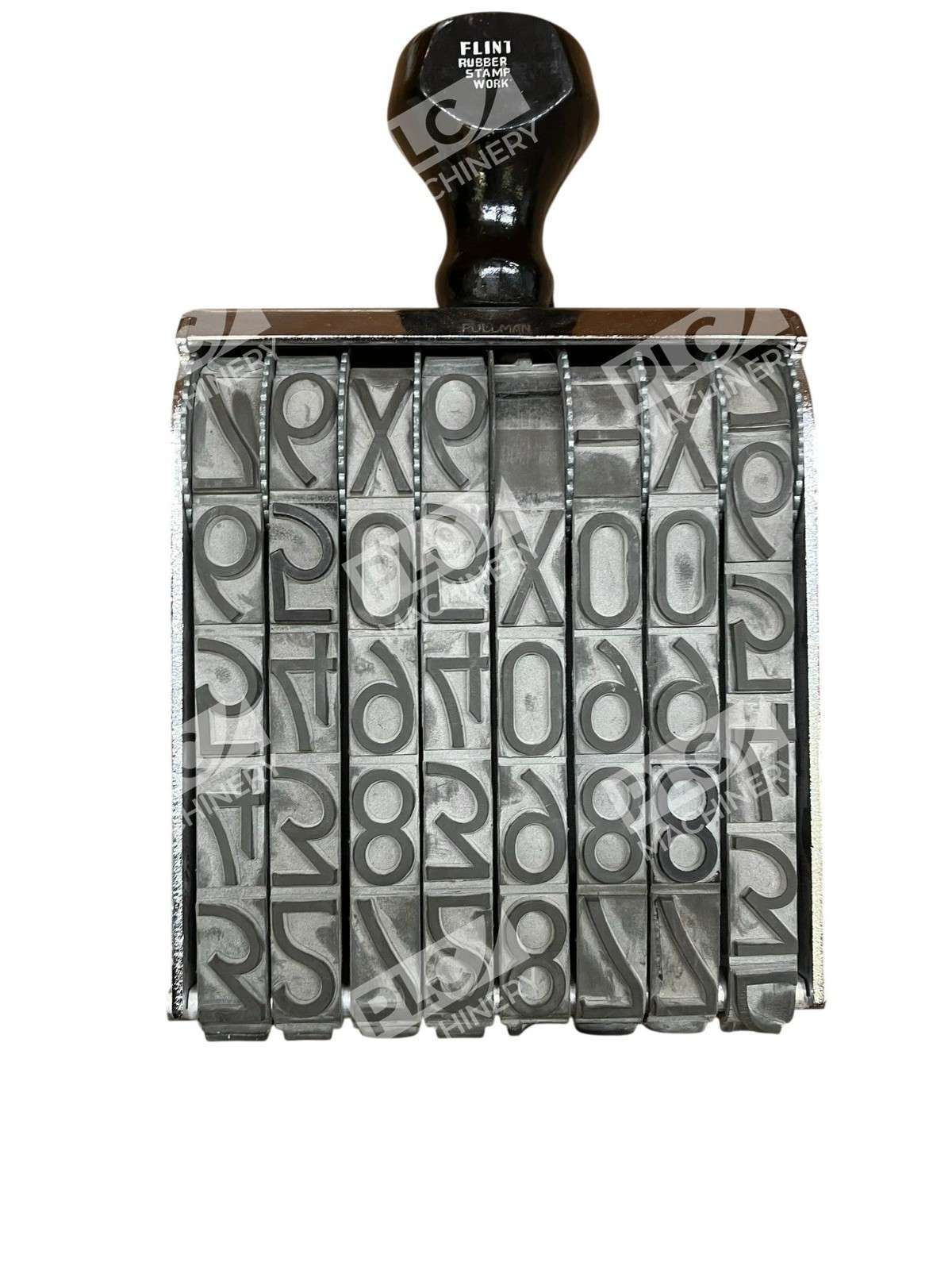 Flint Rubber Stamp Work - Flint Pullman 8-Row Rubber Stamp Work