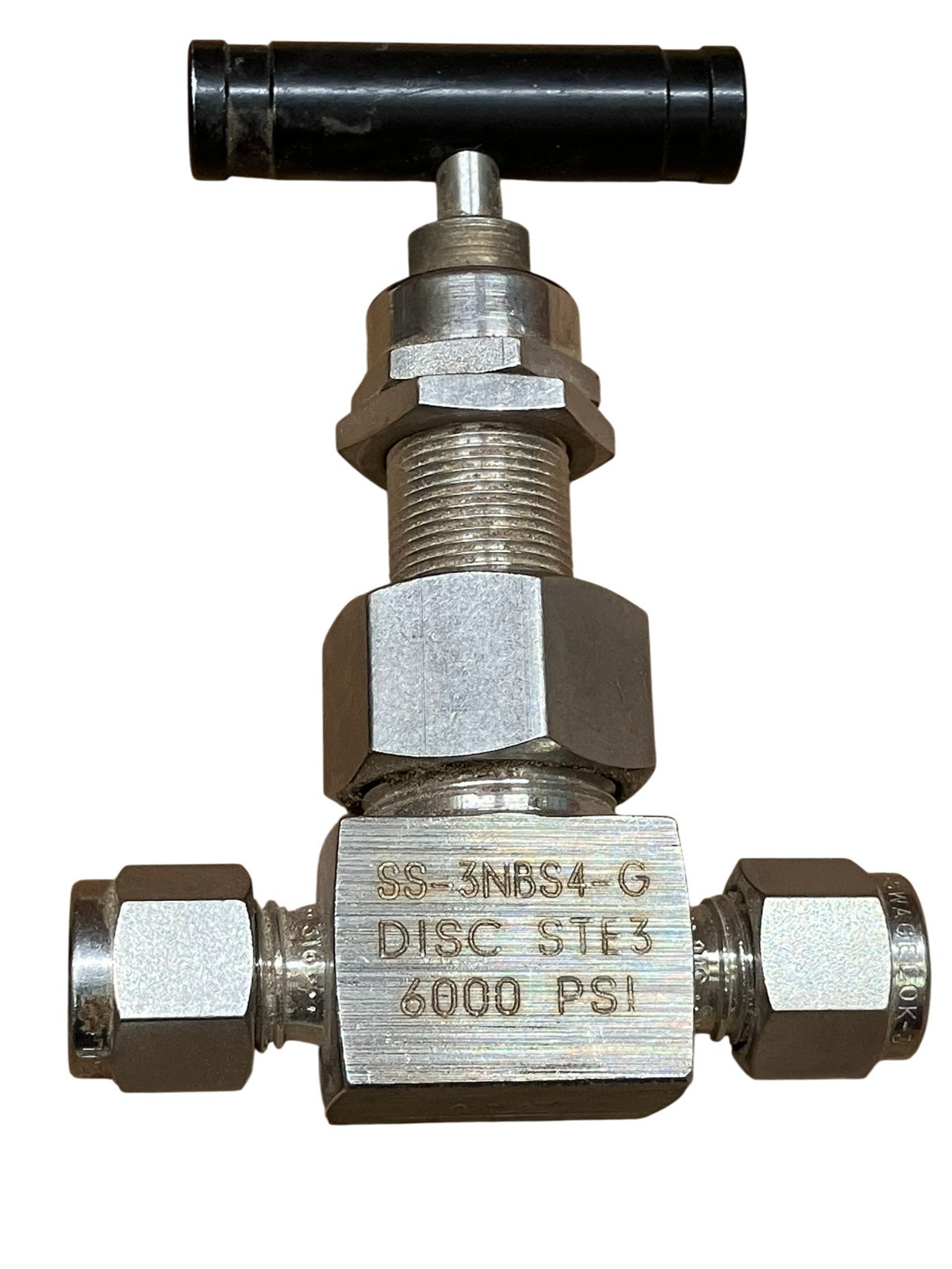Whitey 6000PSI DISC STE3 Needle Valve SS-3NBS4-G - Image 4