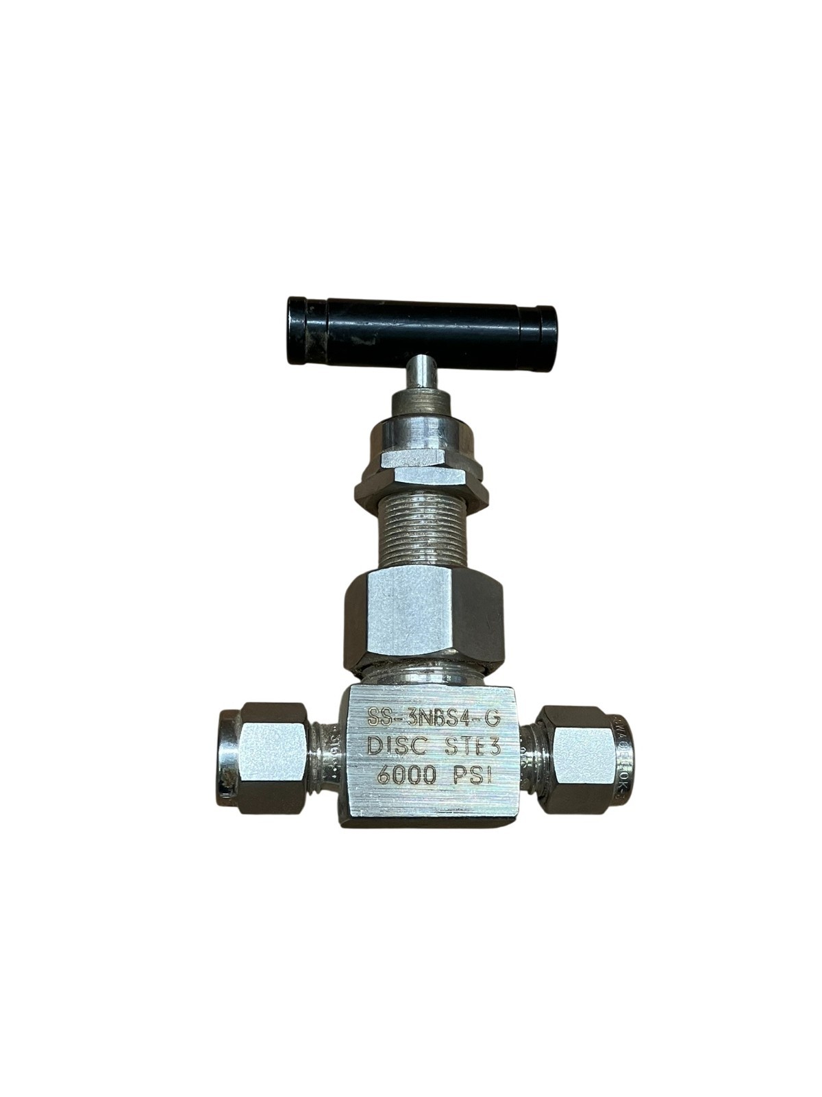 Whitey 6000PSI DISC STE3 Needle Valve SS-3NBS4-G - Image 3