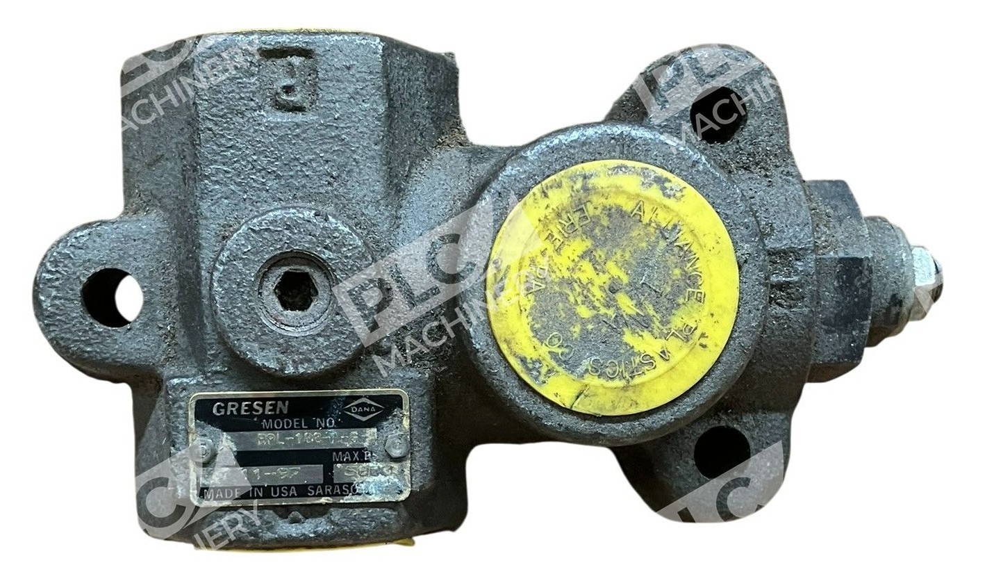 Dana RPL-100-A-G - Dana Gresen 5000PSI Max In-Line Relief Valve RPL-100-A-G