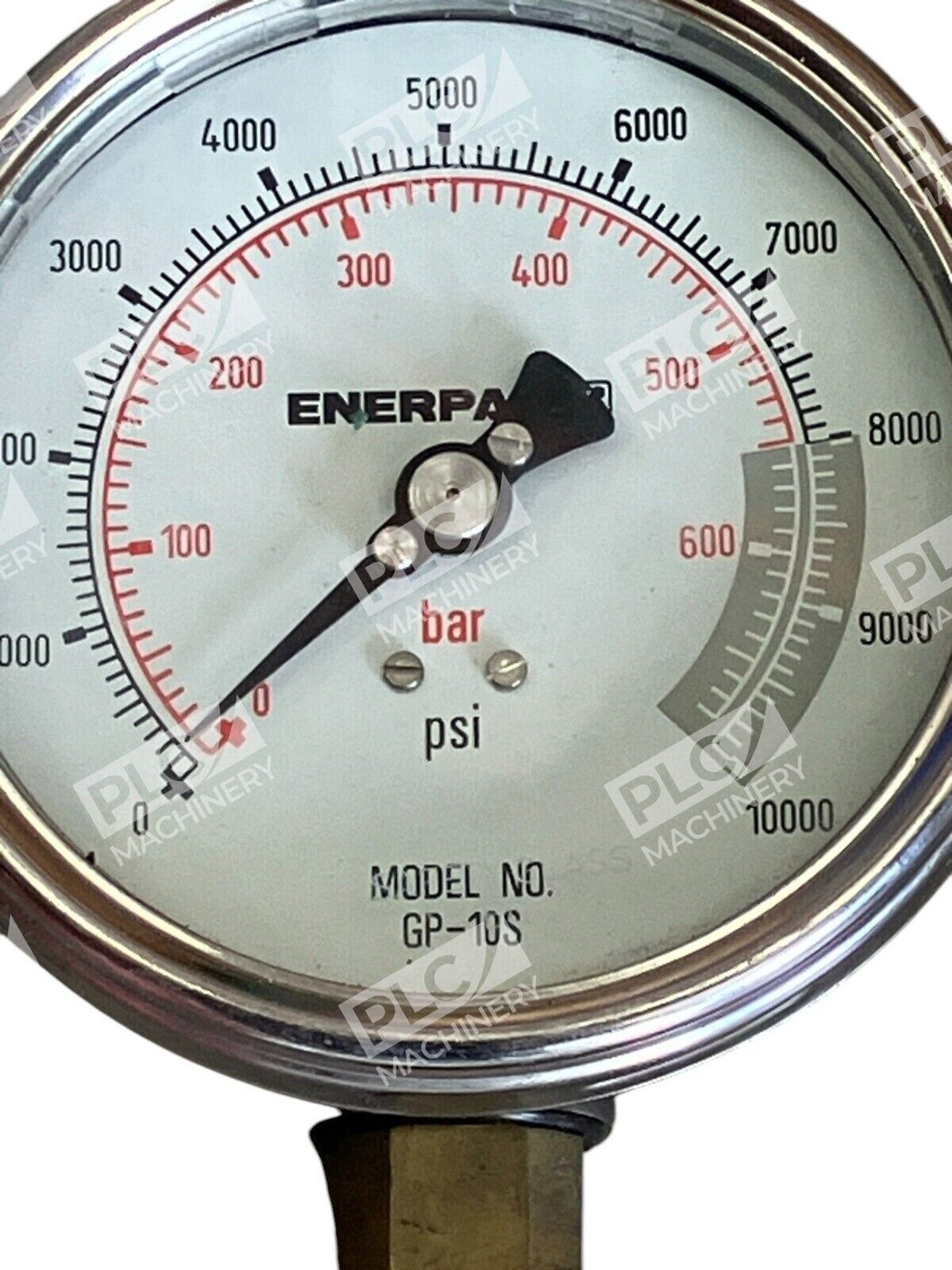 Enerpac 4" Face Diameter 0-10000PSI Pressure Gauge GP-10S - Image 3