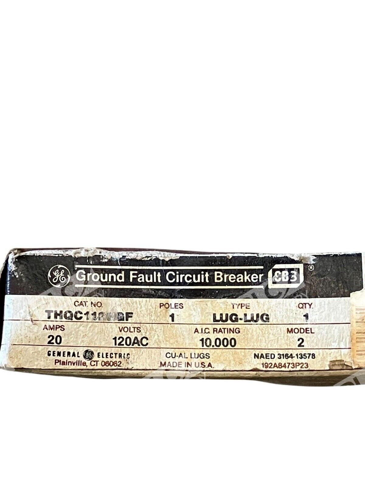 General Electric GE 20A 120VAC Ground Fault Circuit Breaker CB3 THQC1120GF - Image 3