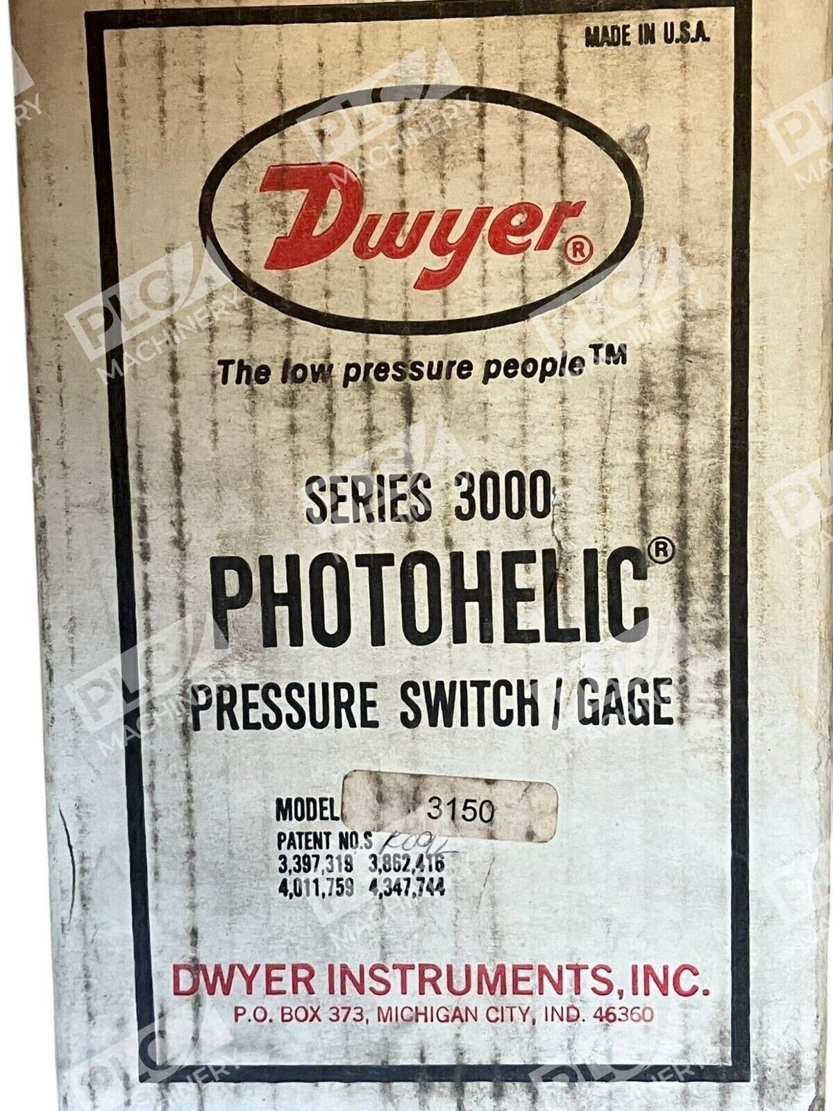 Dwyer Instruments Series 3000 Photohelic Pressure Switch Gauge Model 3150 3150C - Image 2