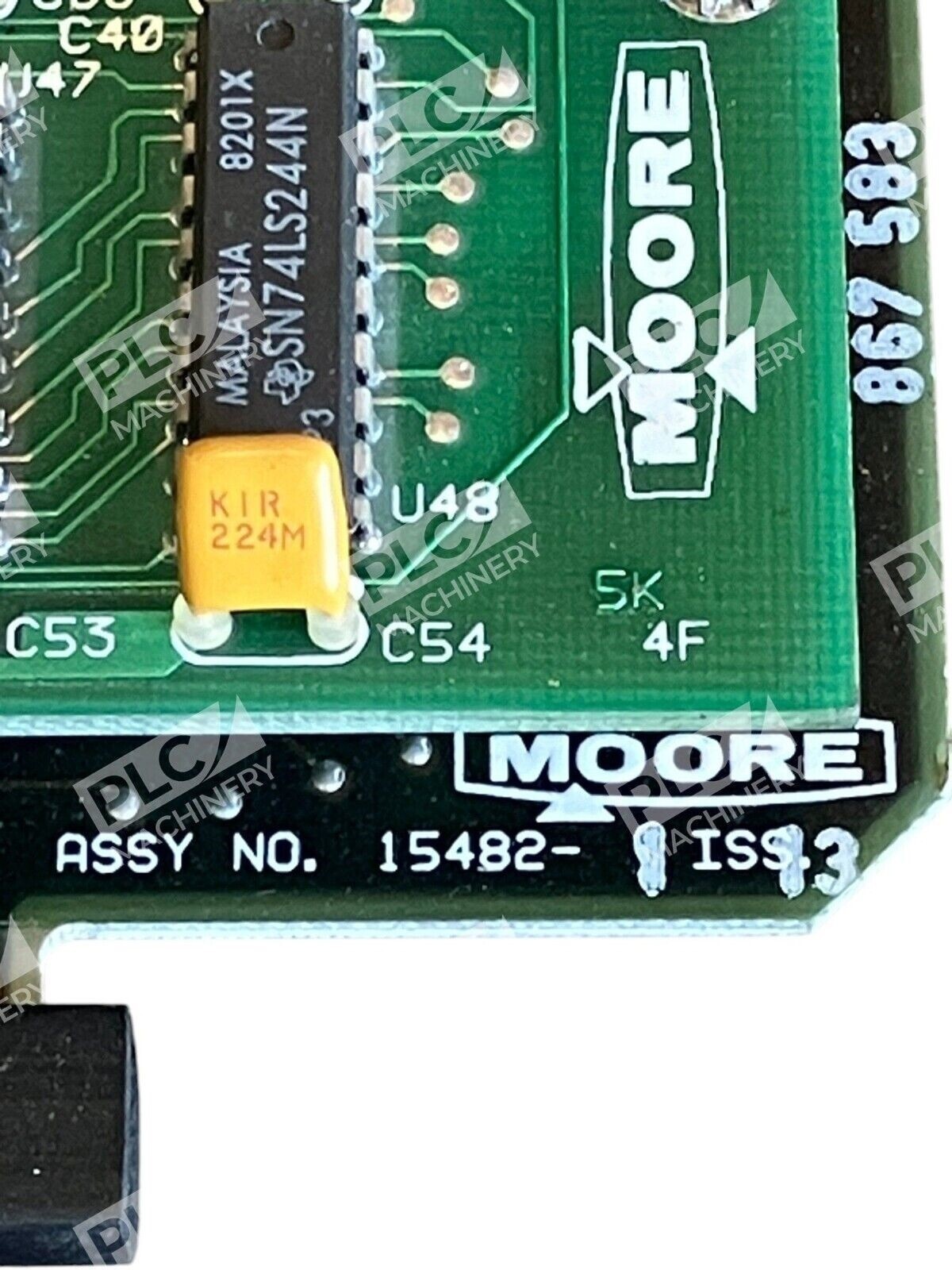 Moore 15453-1 PLC PC Board 15482-1 - Image 5