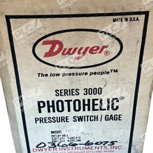 Dwyer Instruments Model 3020 - Dwyer Instruments Series 3000 Photohelic Pressure Switch Gau