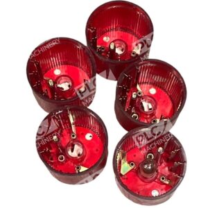 Telemecanique XVA-LC3 - Telemecanique Red Stack Light Lens XVA-LC3 (lot of 5)