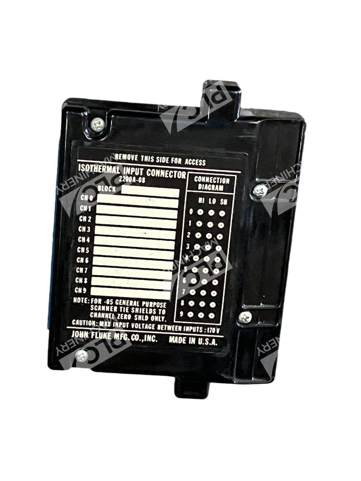 John Fluke Manufacturing Isothermal Input Connector 2200A-08 New No Box - Image 2
