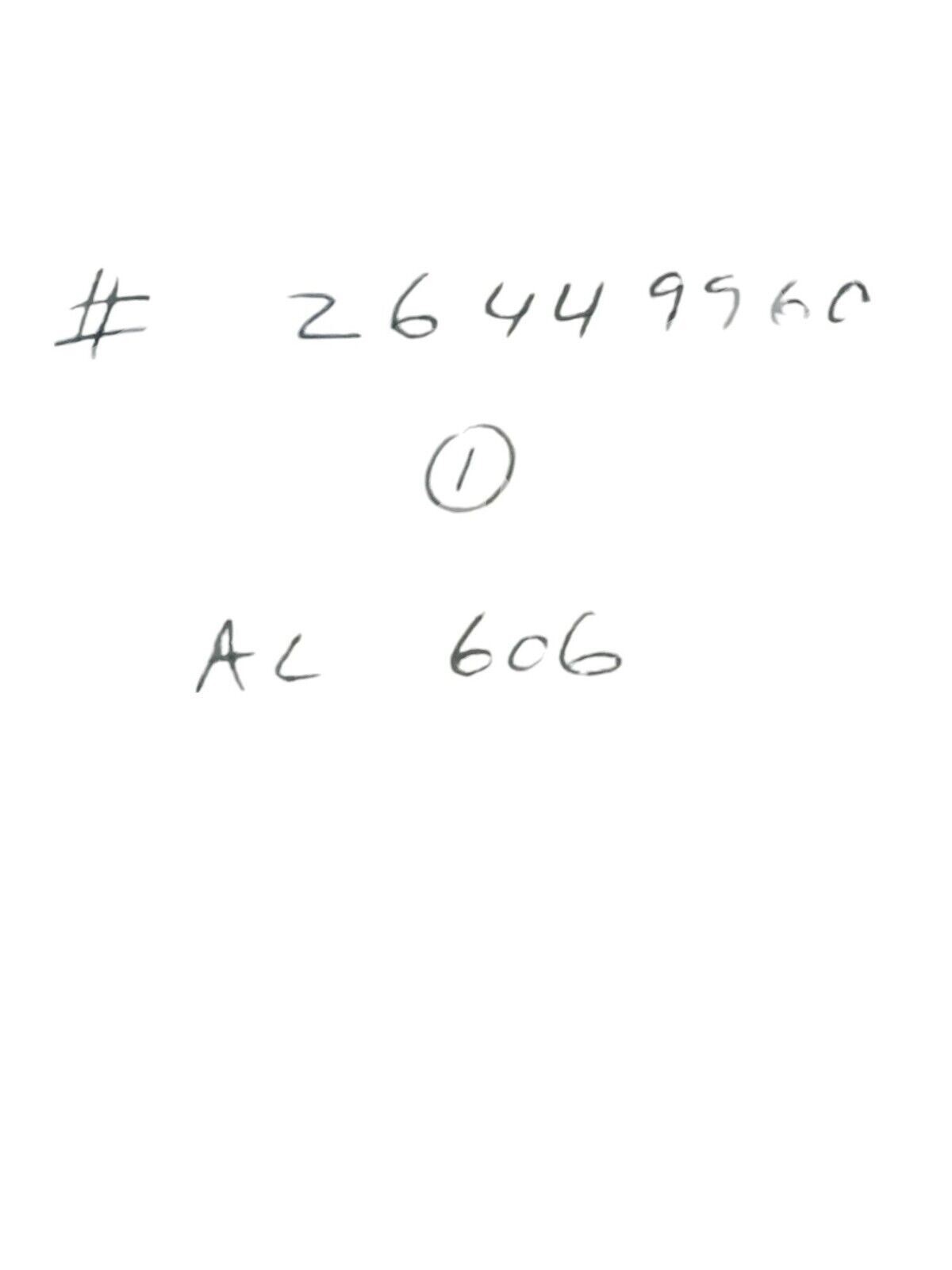 AL 26449960 1 Unloader Valve 606 AL606 - Image 4